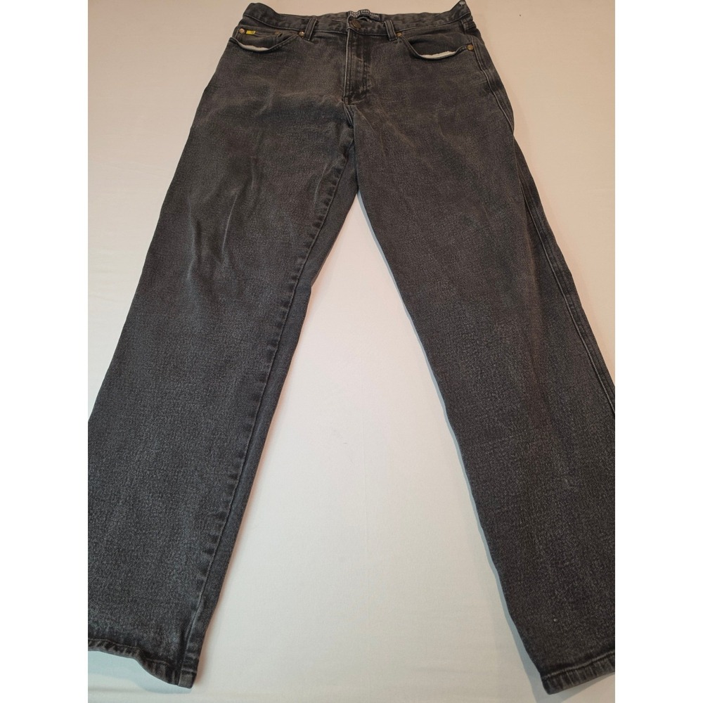 Nat Nast Luxury Originals Mens Gray Denim Jeans Original Fit 34x32 Charcoal